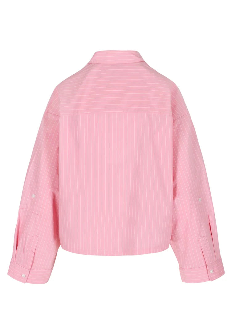Nikki Shirt Pink/White Stripes