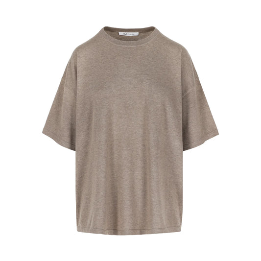 Pippa cotton cashmere Tee Latte