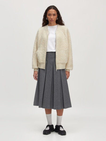 Sindy Wool Cardigan White