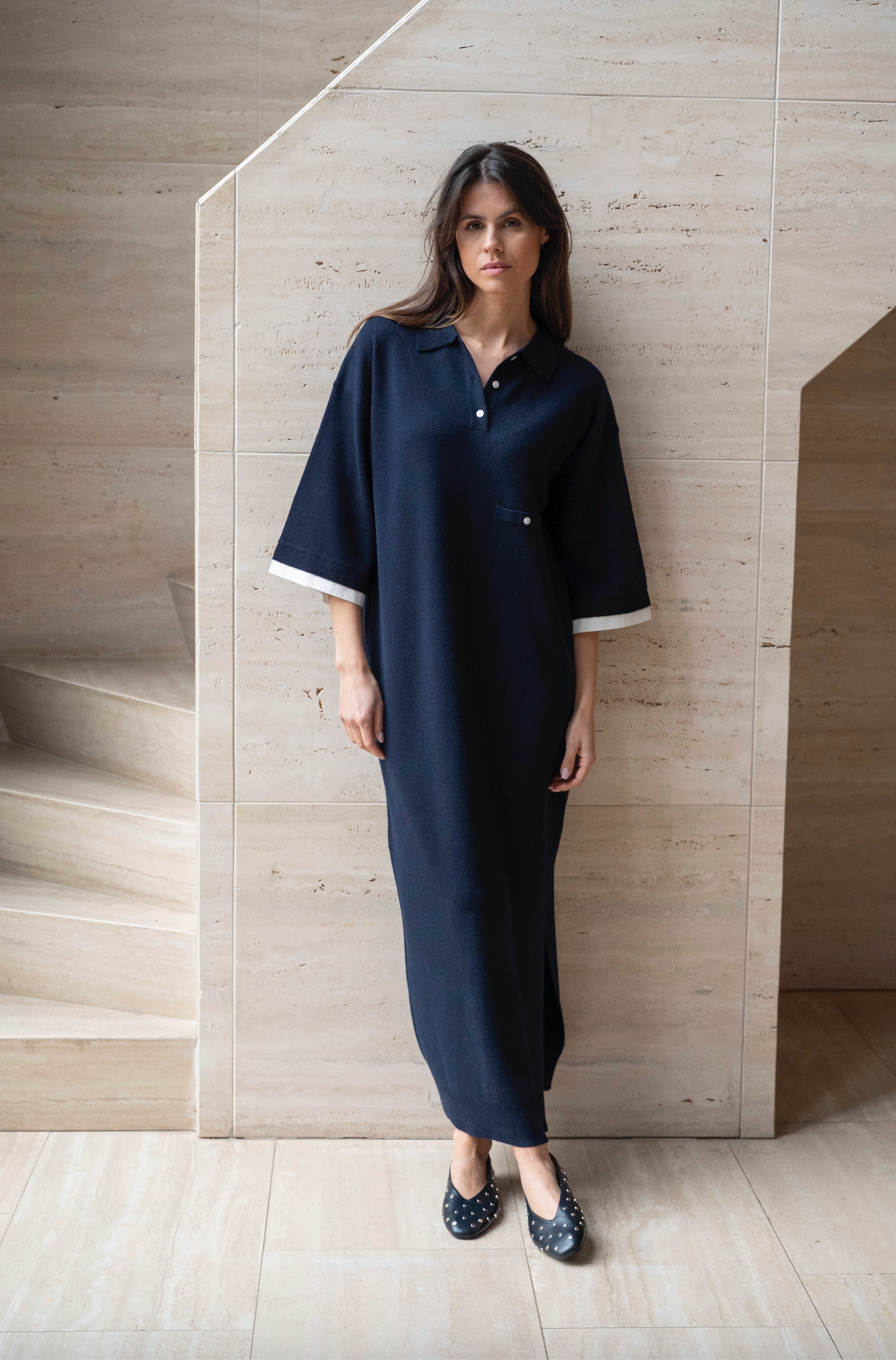 Dress Chroma Navy