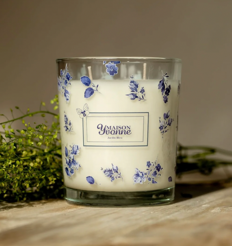 Candle Jardin Blue
