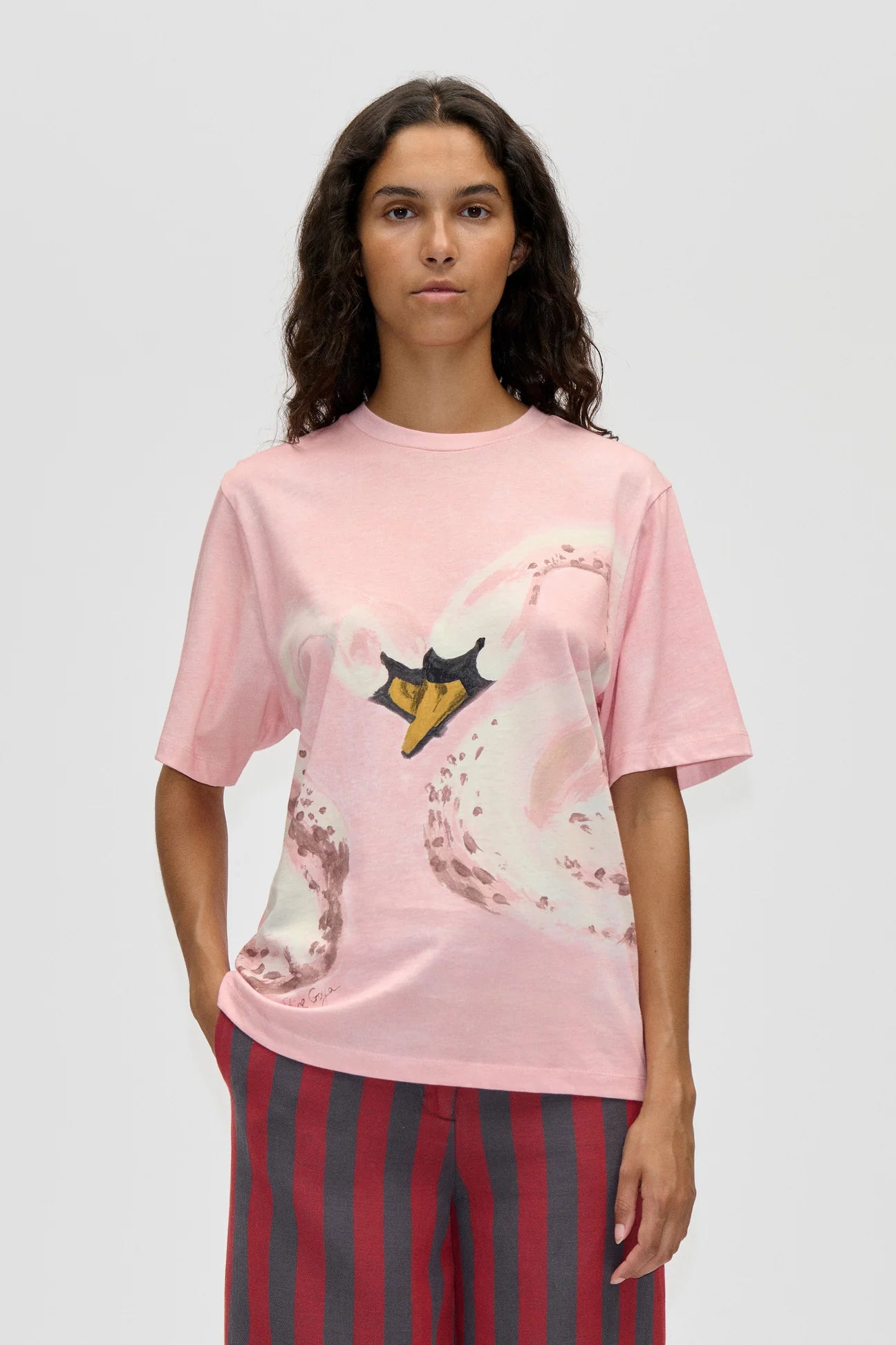 Swans tee Pink
