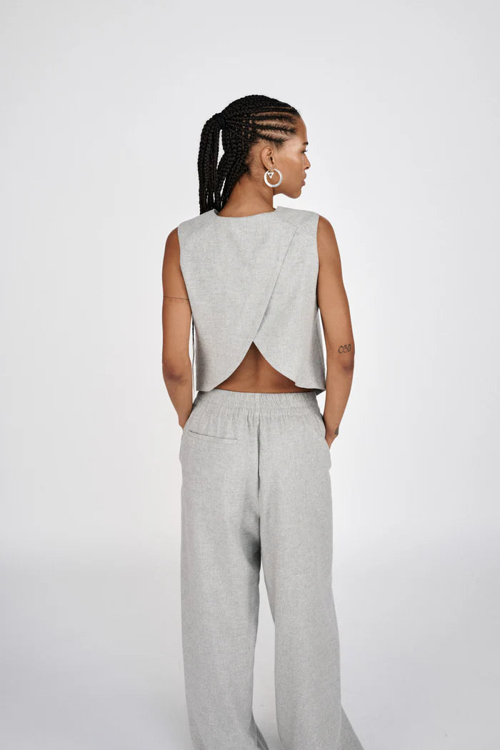 Everdeen pants Grey melange