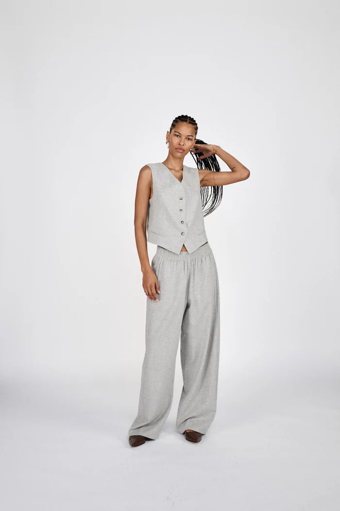 Everdeen pants Grey melange