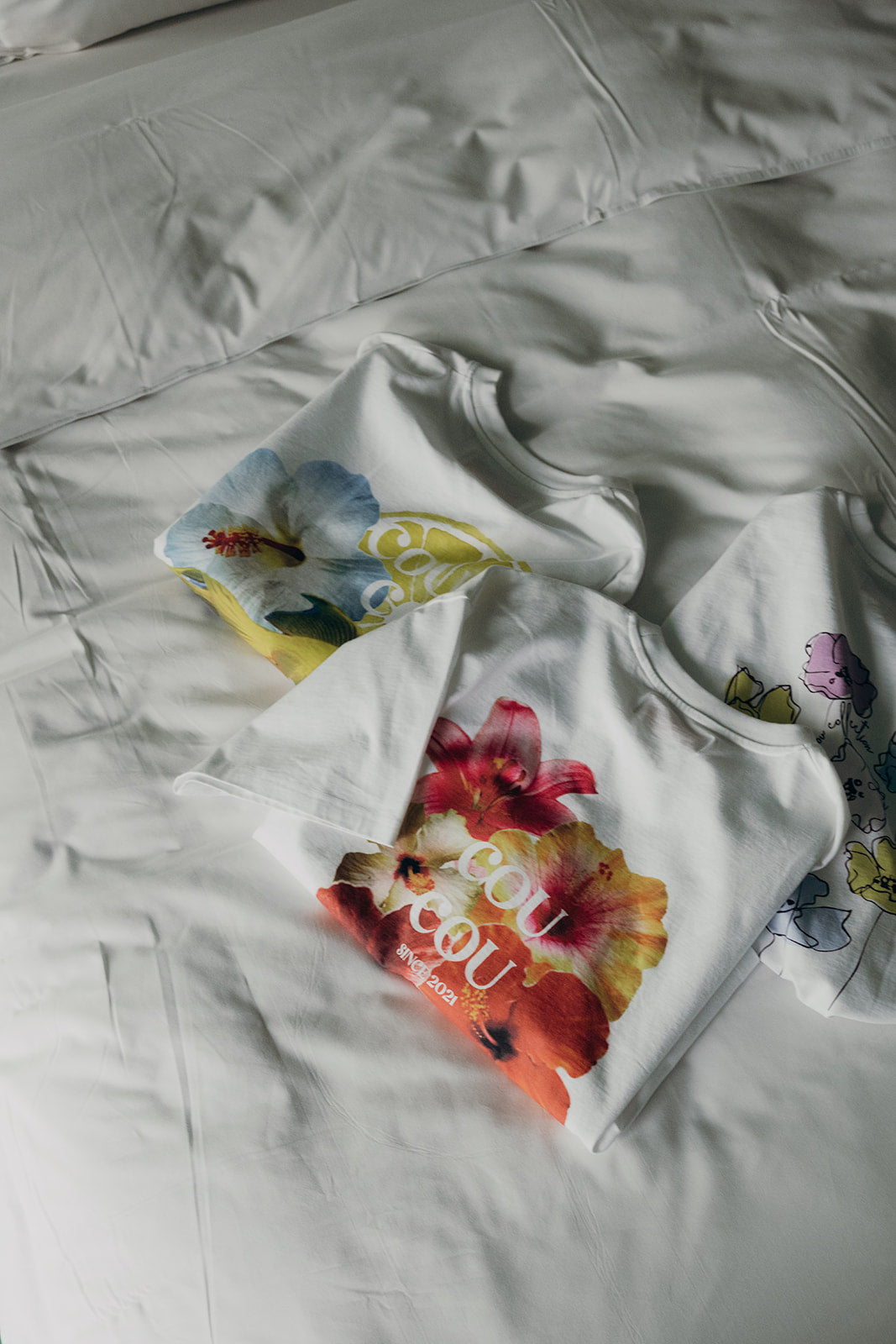 Flore Tee Hawaï Print