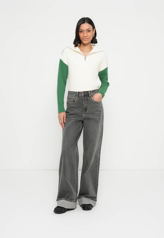 Sara Wide jeans NOOS Grey denim