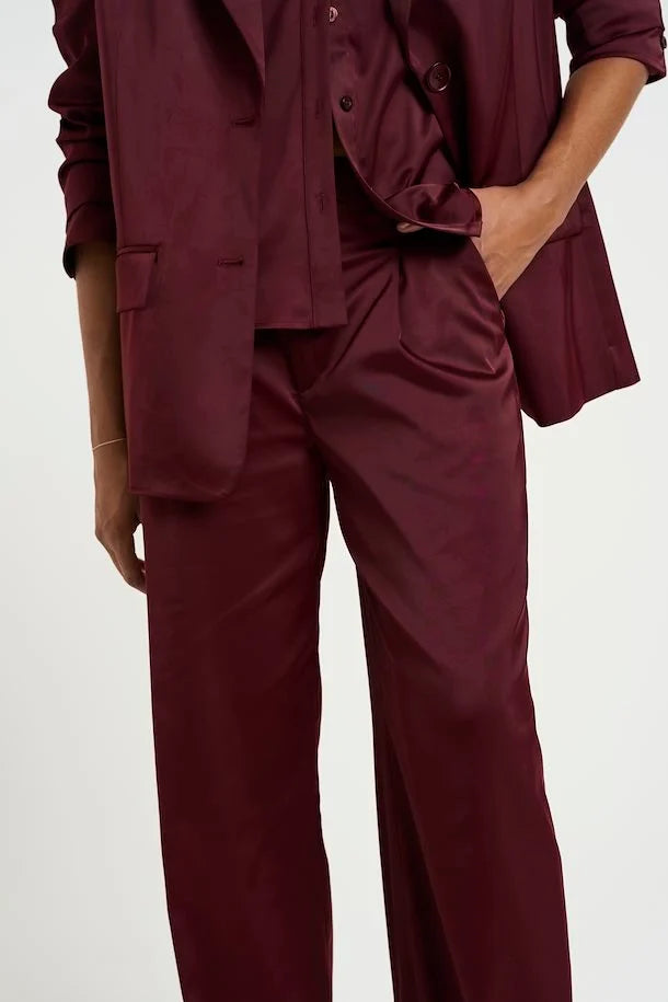 Yacmine Pants Burgundy