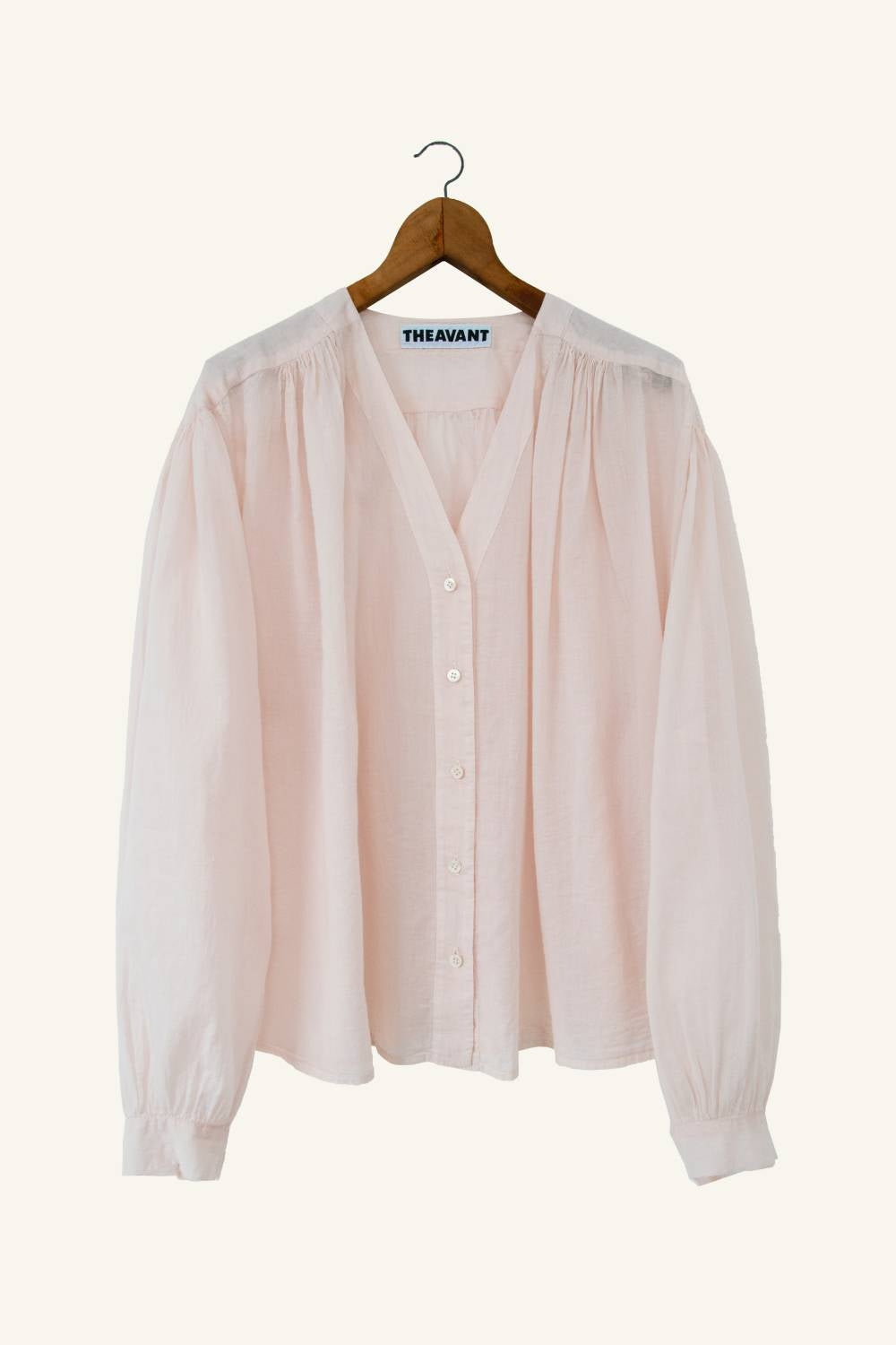 Vintage V-Neck shirt Pale Pink