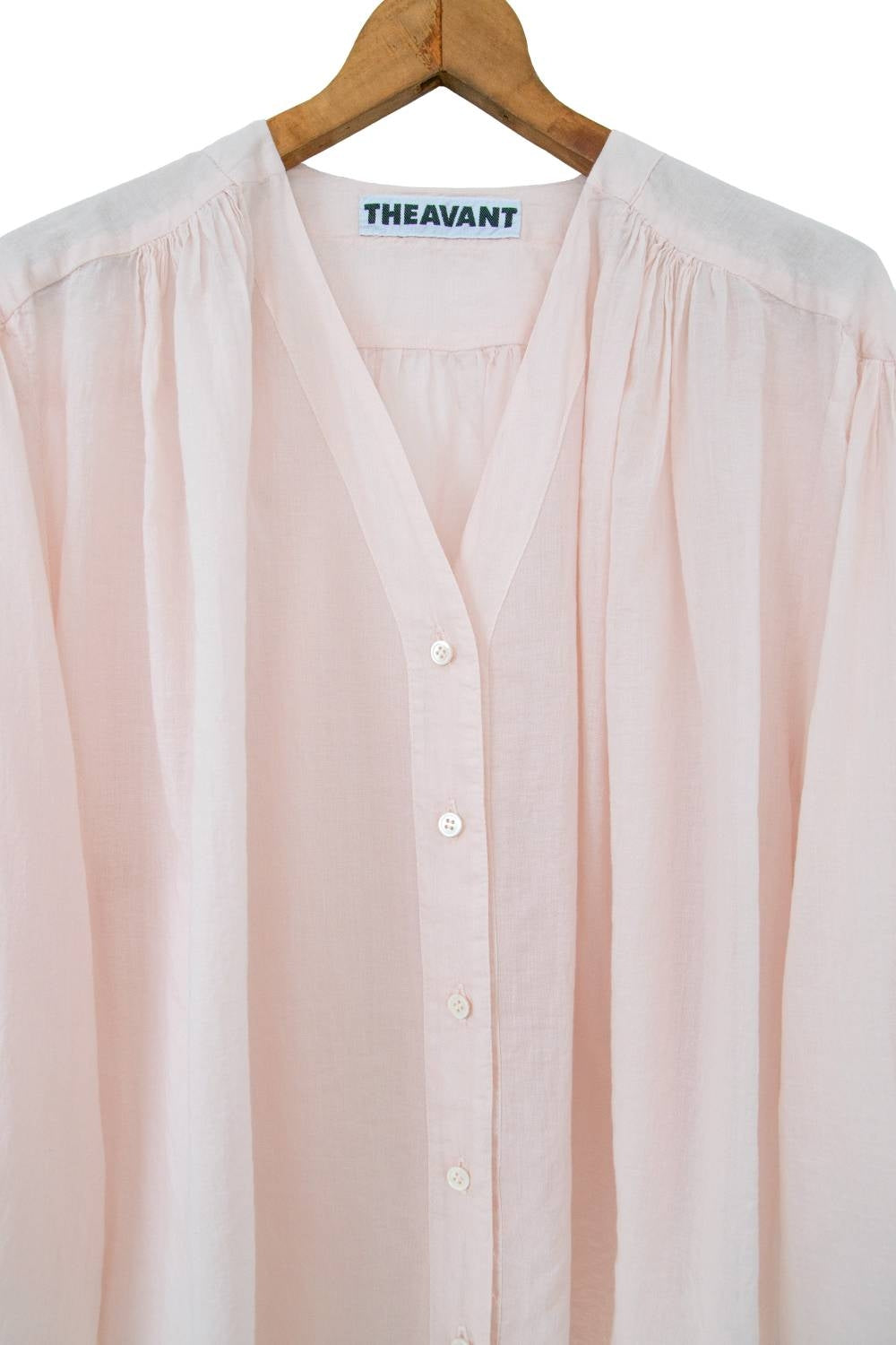 Vintage V-Neck shirt Pale Pink
