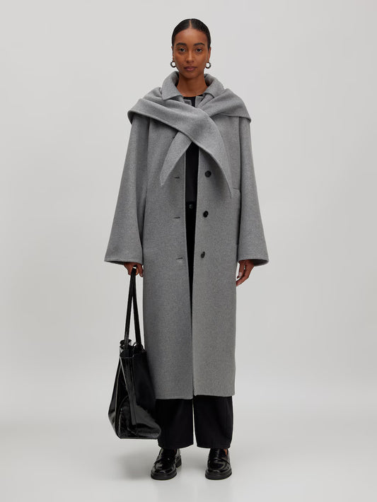 Alea wool coat Grey melange