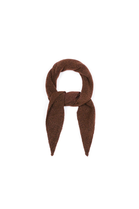 Triangle Scarf Brown