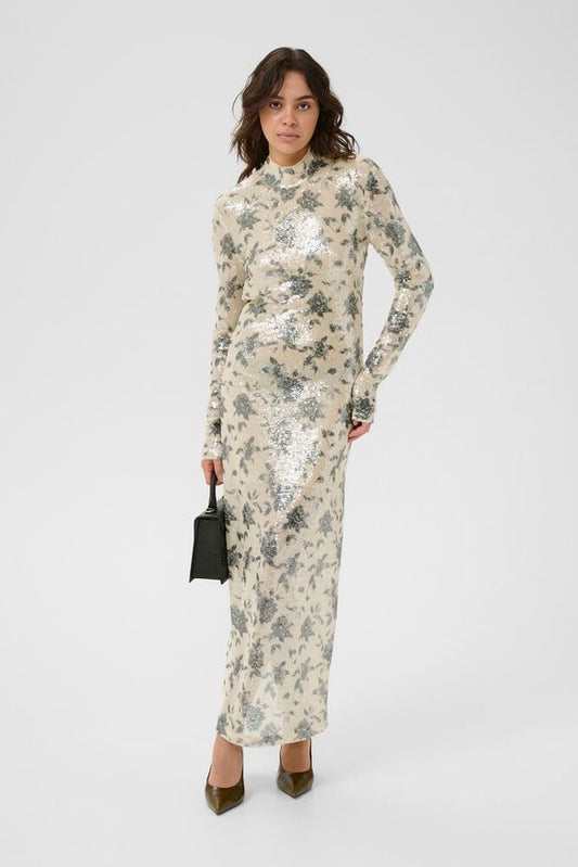 Sveda Dress Champange/black