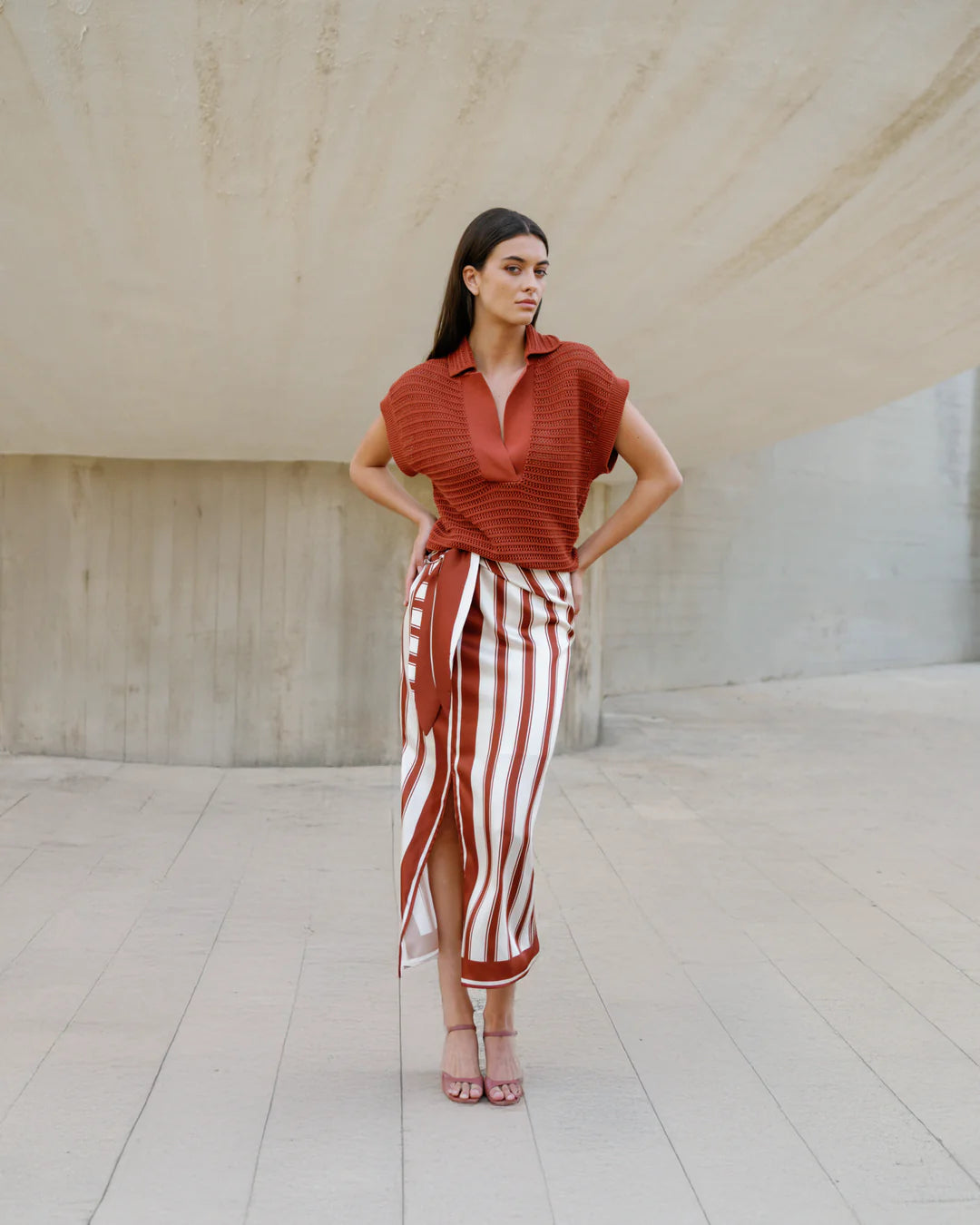 Luminous Skirts Terracotta