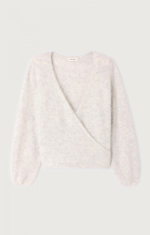 Pull court croise Polaire Chine