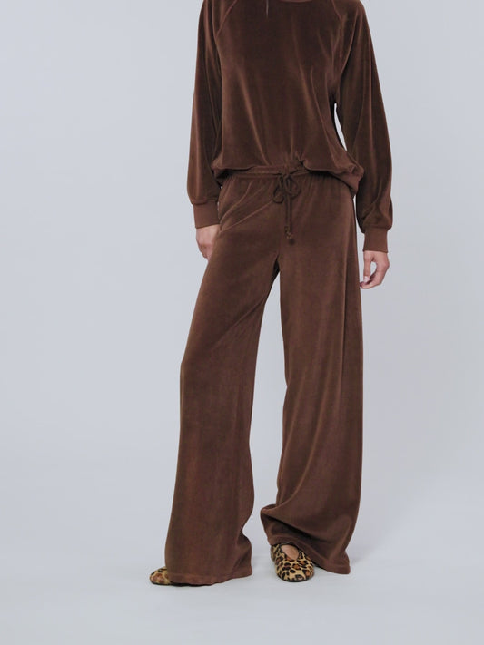 manon pants mocha brown