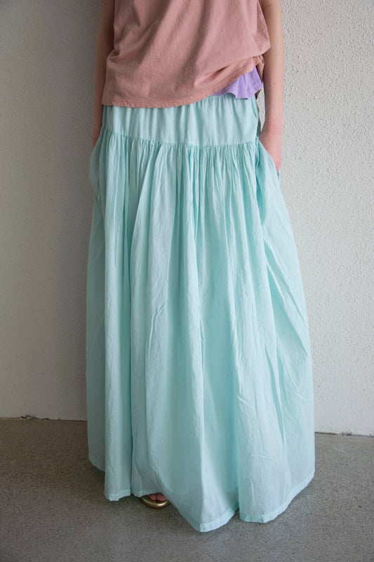 Vintage Skirt Water Green