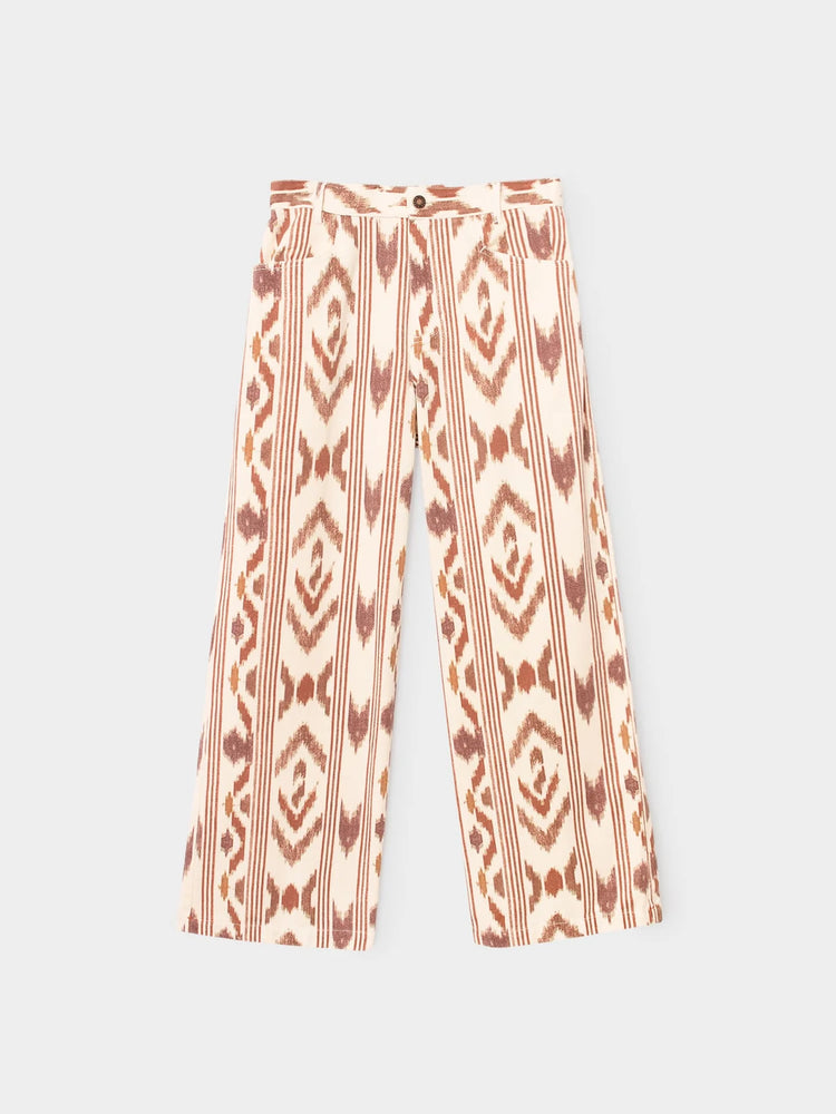 Nixon Pants Ivory print