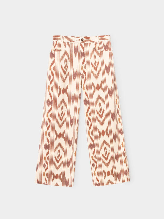 Nixon Pants Ivory print